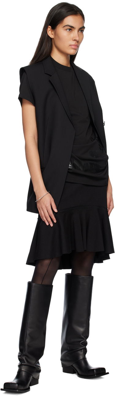 T-shirt We11done Graphic Print T-shirt Svart | WD-TT1-23-798-U-BK, 3