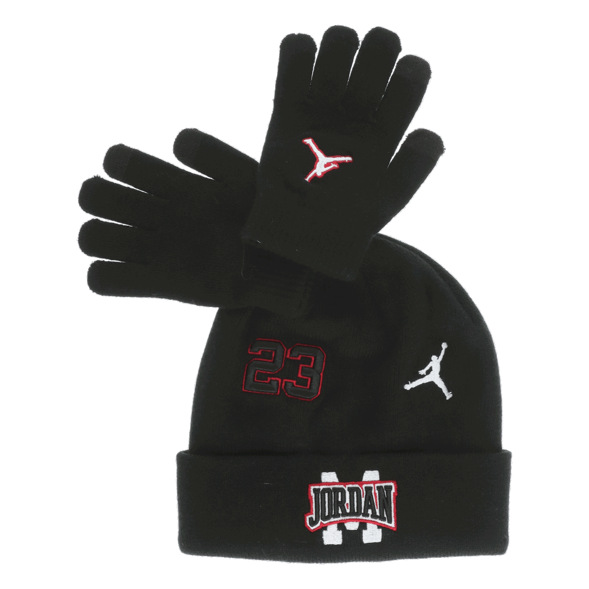 Mössa Jordan Jordan Patch Beanie and Gloves Set Svart | 9A9103-023, 0