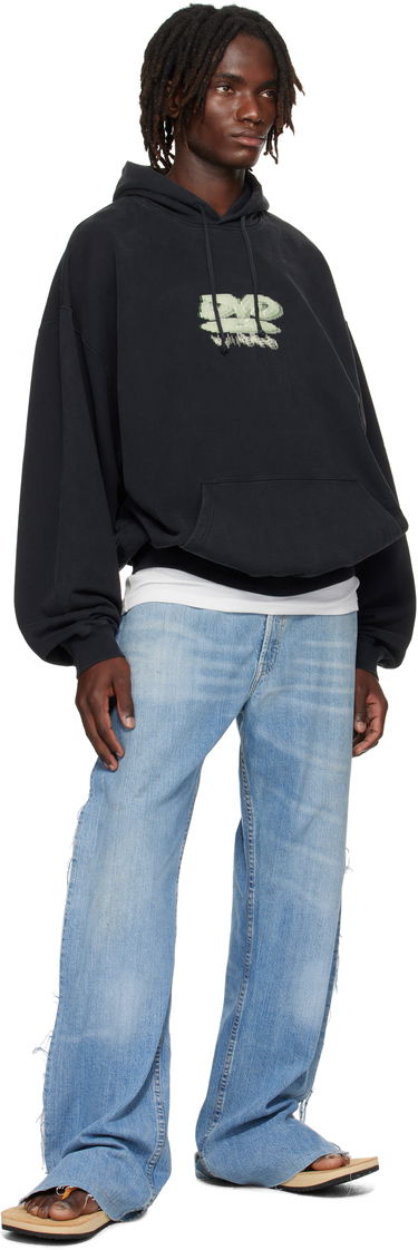 Sweatshirt VETEMENTS Vetements 'DVD' Oversized Hoodie Svart | UH76HD380B, 3