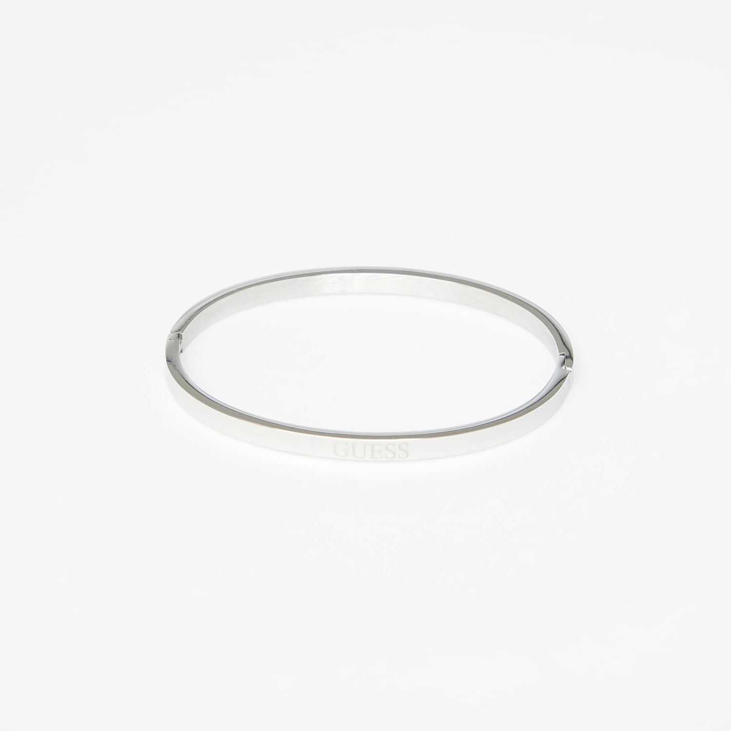 Armband GUESS Color My Day Rhinestone Hinged Bangle Bracelet Metallisk | JUBB02248JWRH-SILVER, 1