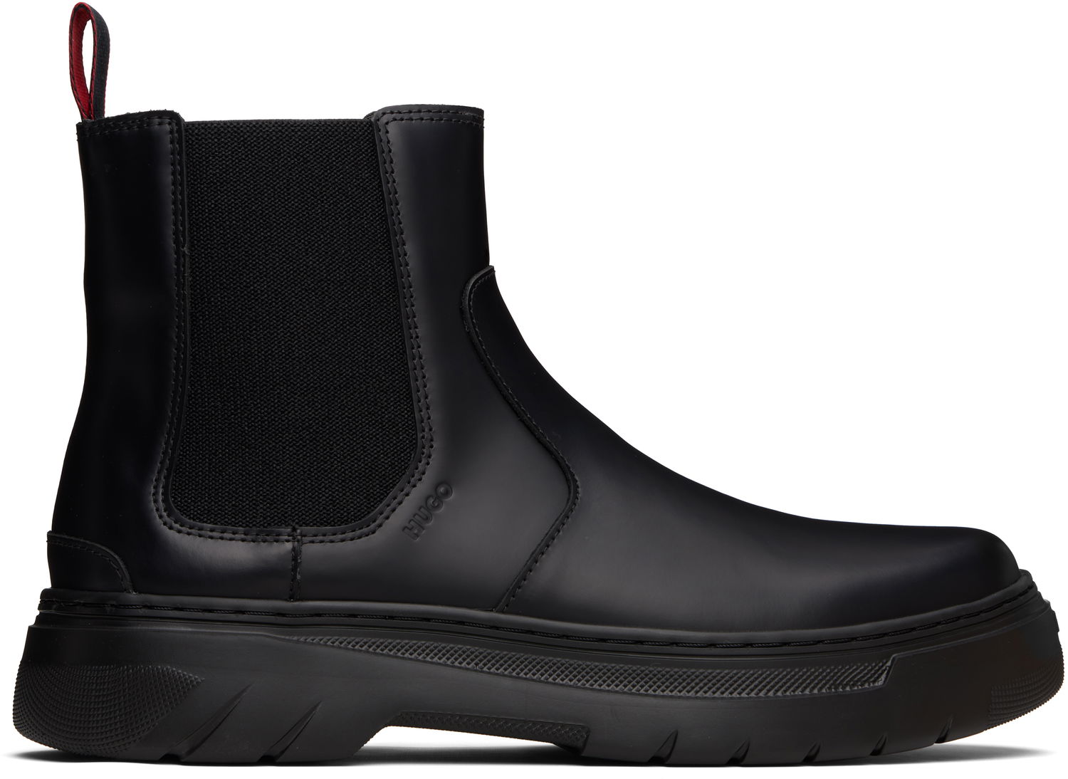 Sneakers och skor BOSS Embossed-Logo Chelsea Boots Svart | 50543764, 0