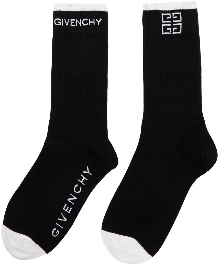 Strumpor Givenchy Givenchy 4G Socks Svart | BMB02A4037, 1