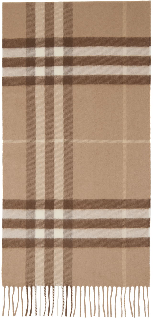 Halsduk Burberry Classic Check Scarf Beige Beige | 8016399