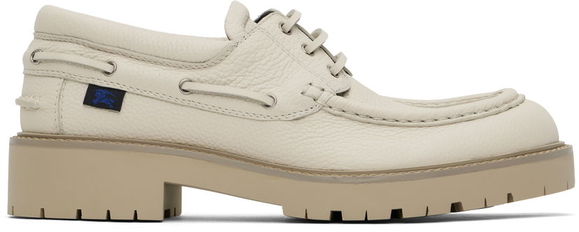 Kläder Burberry Burberry Raft Boat Shoes Vit | 8101631
