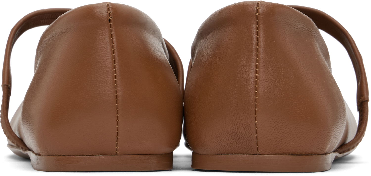 Sneakers och skor Marni Marni Mary Jane Ballerina Flats Brun | MJMS007700 P3628, 1