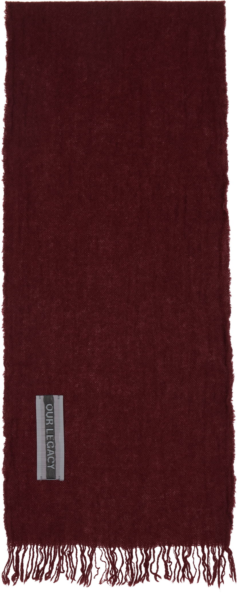 Halsduk OUR LEGACY Our Legacy Cottage Scarf Bourgogne | A4258CCM