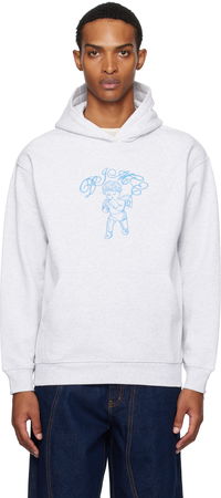 Embroidered Fighter Hoodie