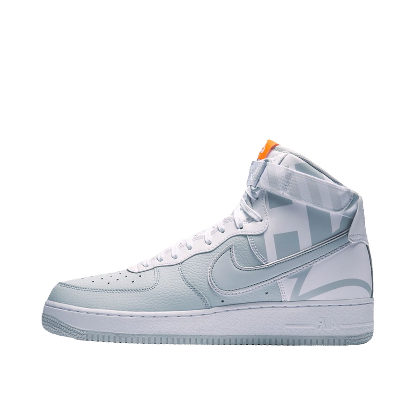 Sneakers och skor Nike Air Force 1 High Force Logo Pure Platinum Blå | 806403-012
