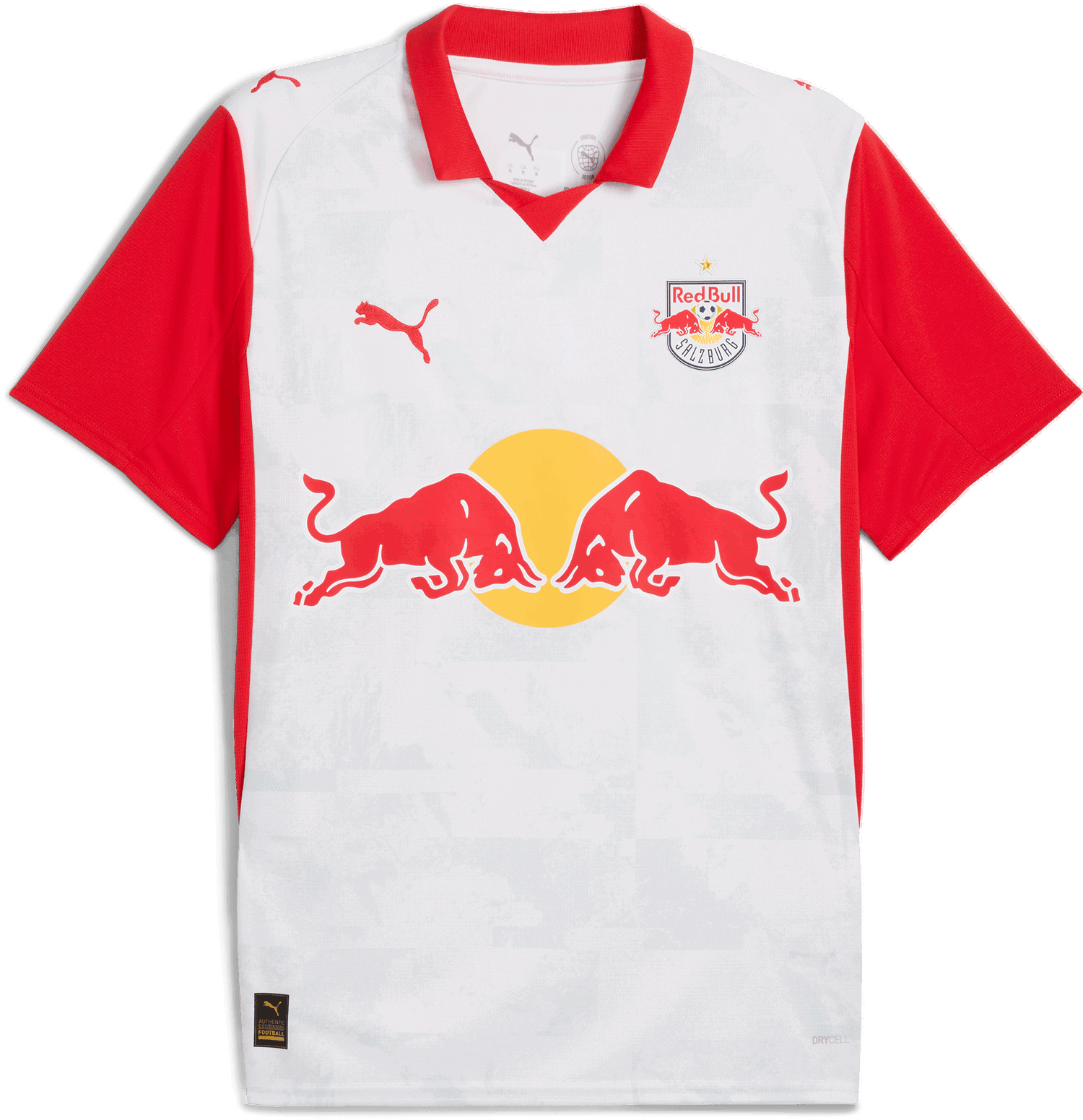 Jersey Puma Red Bull Salzburg Home Replica Jersey 2025/26 Vit | 779928-01, 0