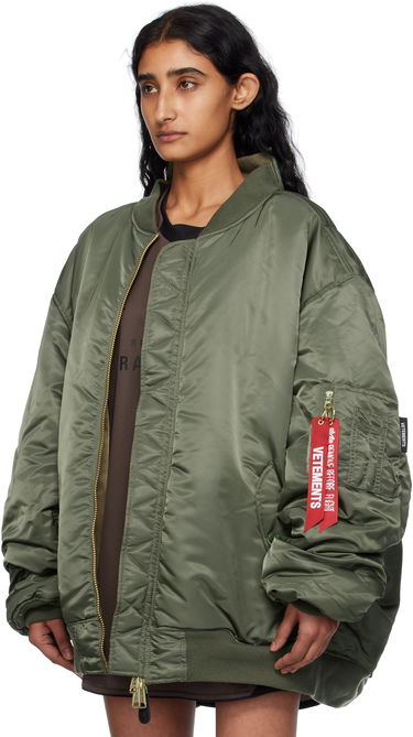 Bomberjacka VETEMENTS Vetements Alpha Industries Edition Cut-Up Reversible Jacket Grön | UH76BO450GO, 3