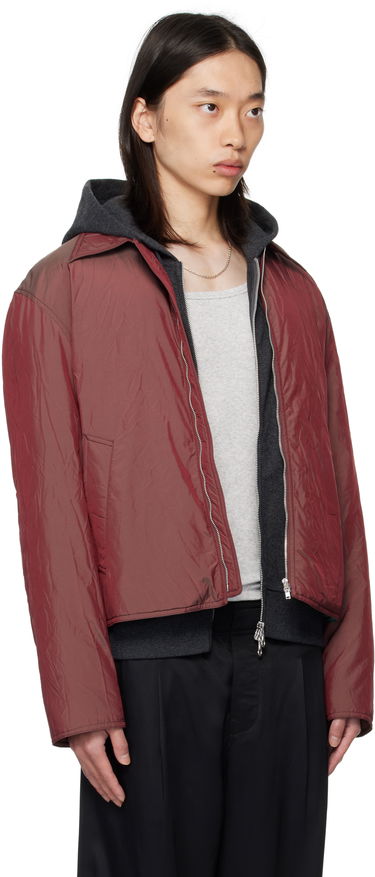 Jacka OUR LEGACY Our Legacy Slight Hooded Jacket Bourgogne | M4251SS, 1