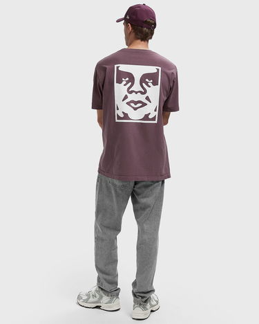 T-shirt OBEY Obey Icon Face T-Shirt Svart | 167924099-DBA, 3