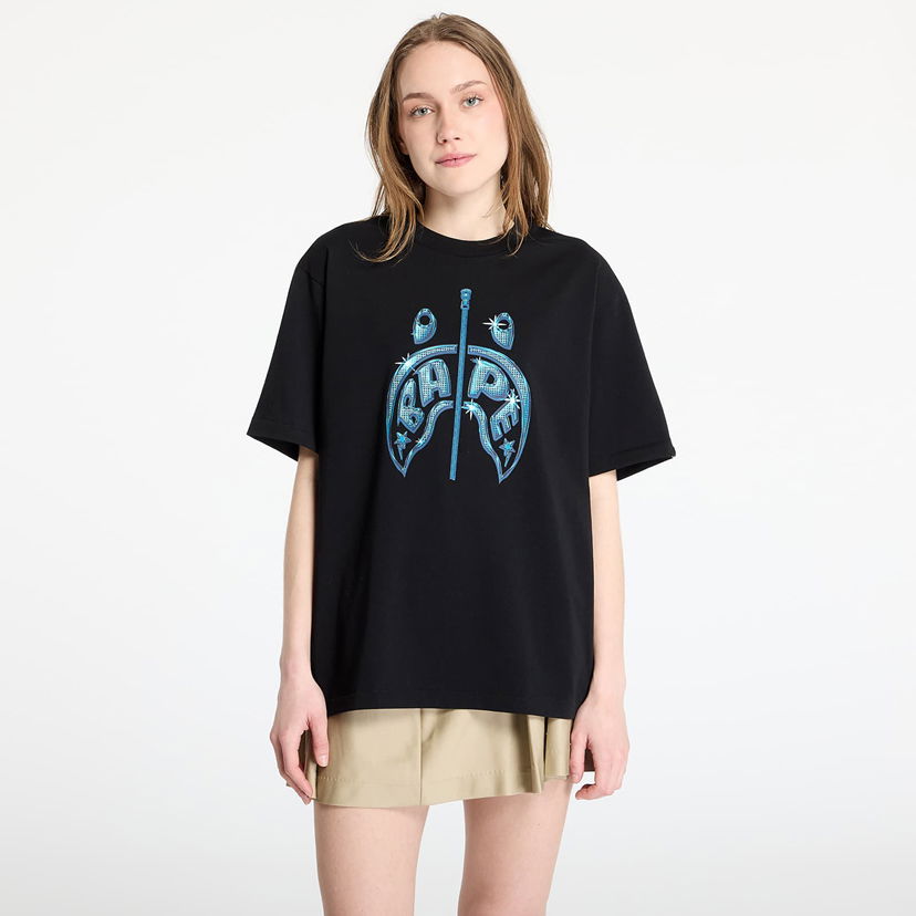 T-shirt BAPE A BATHING APE Relaxed Fit T-Shirt Svart | 001TEL301331MBLK