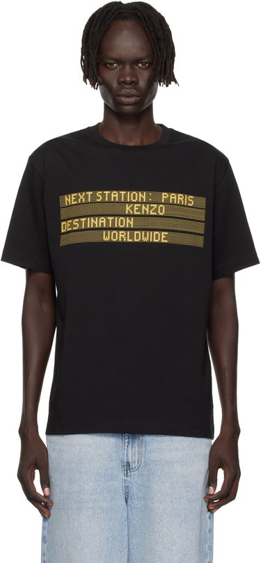 T-shirt KENZO Kenzo Paris 'KENZO City' T-Shirt Svart | FF65TS2574SG, 0