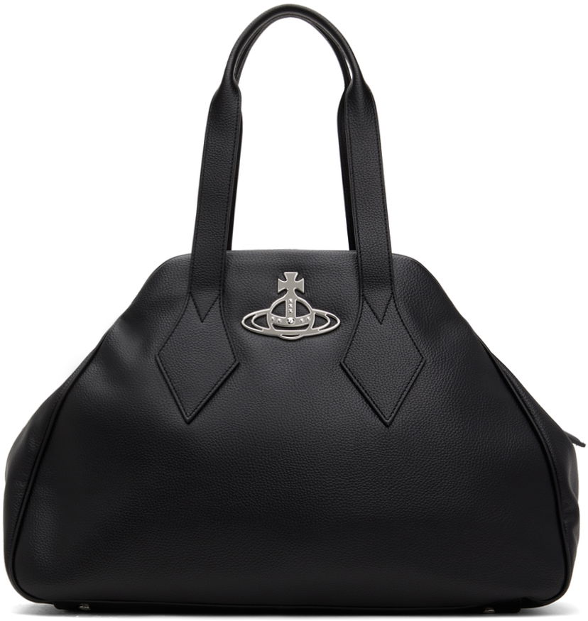 Handväska Vivienne Westwood Black Large Yasmine Handbag Tote Svart | 47010006W-S000D-