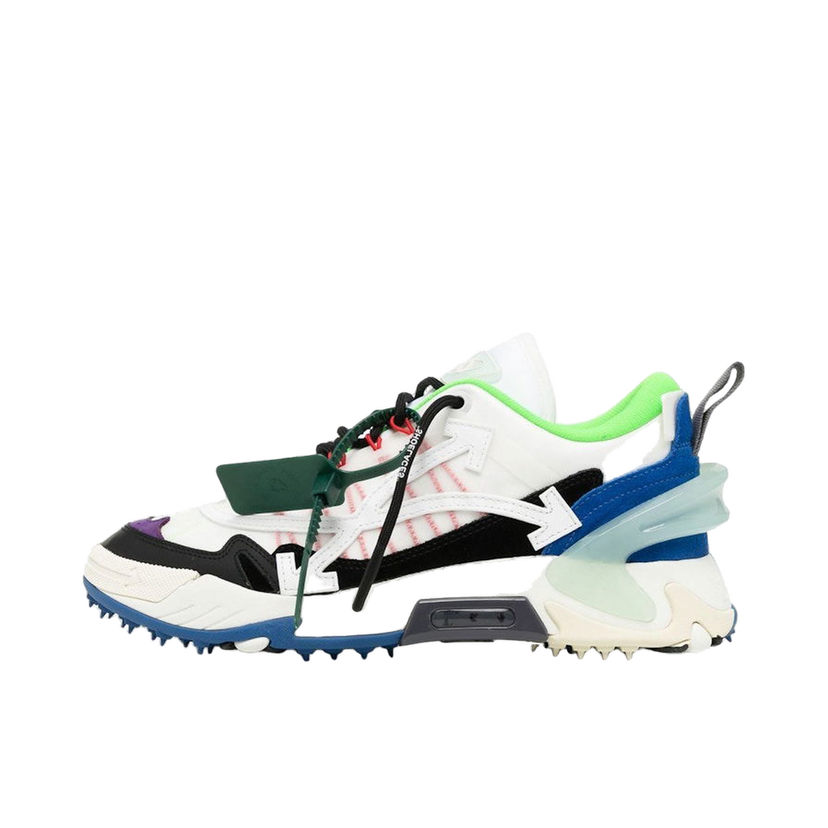 Sneakers och skor Off-White Odsy-2000 White Black Blue Vit | OMIA190S22FAB0010145