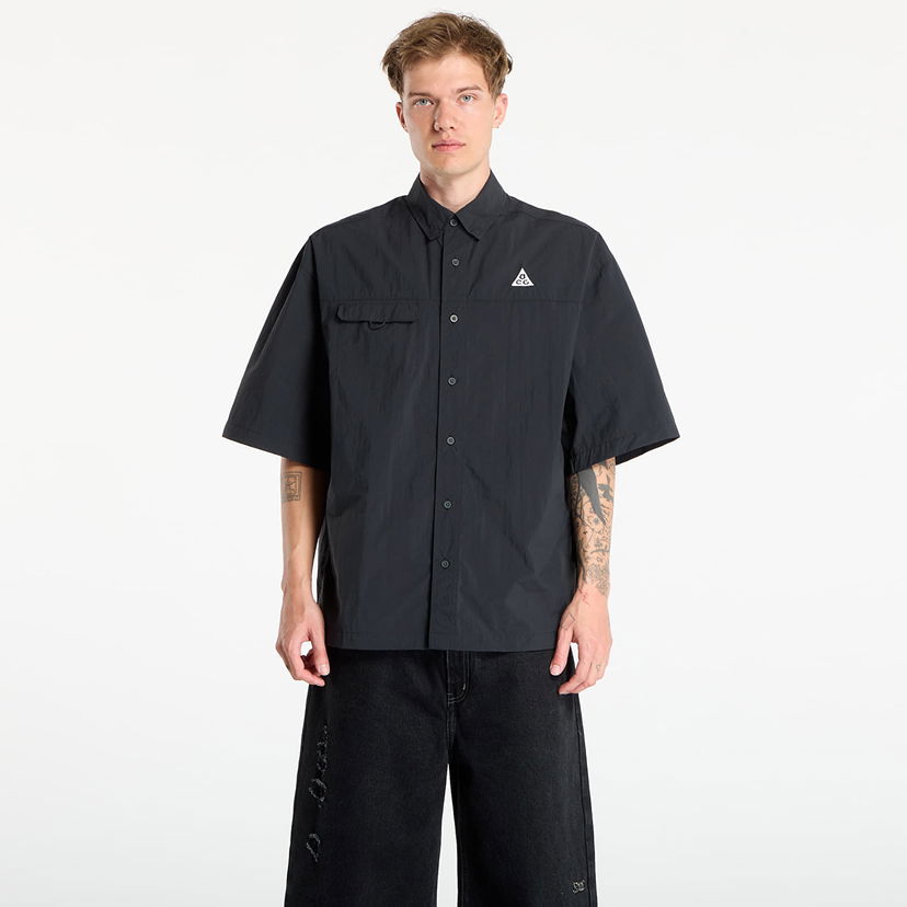 Skjorta Nike ACG ACG "Orb Weaver" UV Repel Short-Sleeve Shirt Svart | HJ2883-010