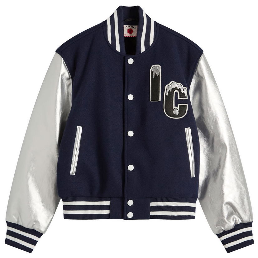 Bomberjacka BBC IceCream ICECREAM Cherry Varsity Jacket, Size Large Mörkblå | ICWW25301-NVY