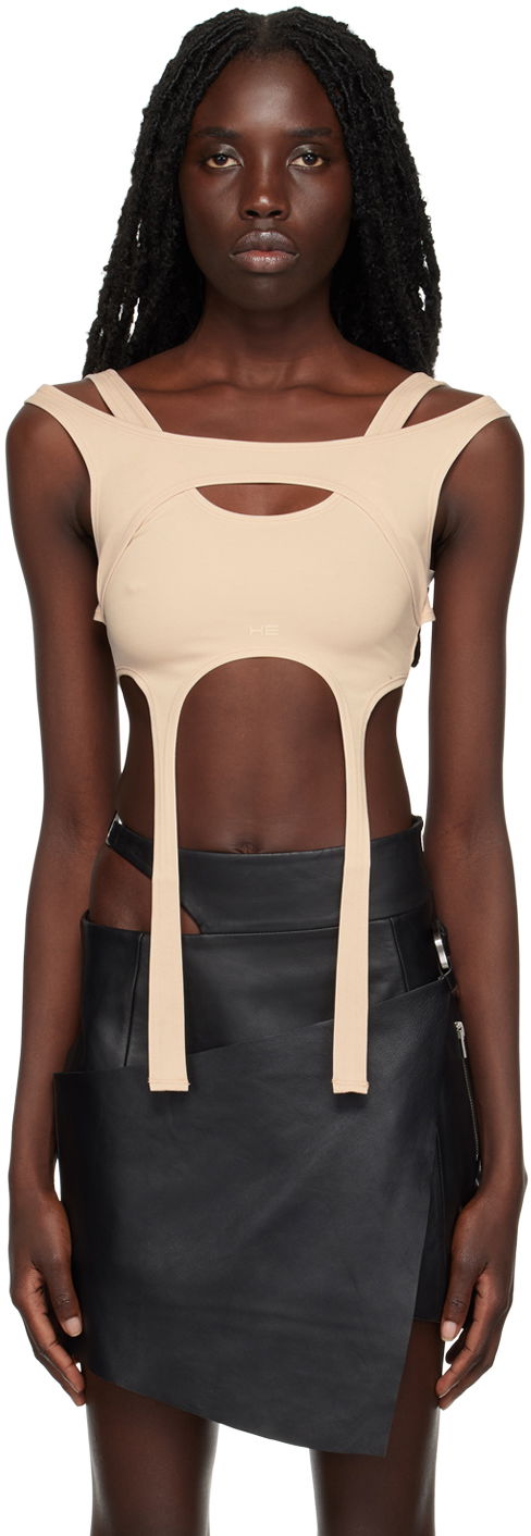 Linne HELIOT EMIL Harness Tank Top Beige | HE_W_13_005_P03_BE16