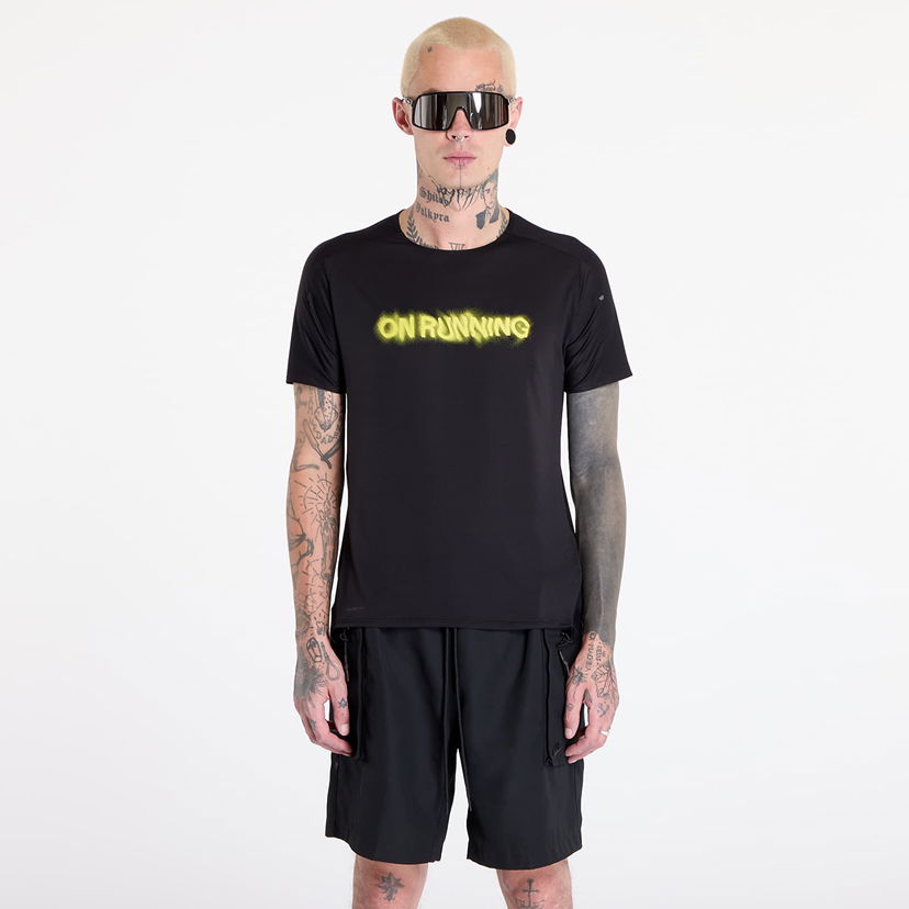T-shirt On Running Performance-Tee Lumos Black Svart | 1ME30200553