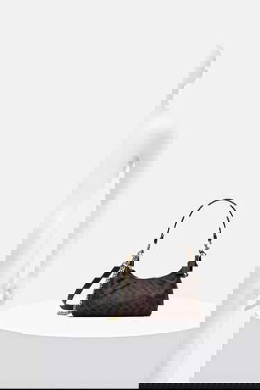 Axelväska Coach Juliet Monogram Crescent Shoulder Bag Brun | CAM26, 5