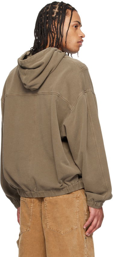Sweatshirt ISABEL MARANT Isabel Marant Yanis Quarter-Zip Hoodie Grön | 25PSW0155HA-C1G05H, 2