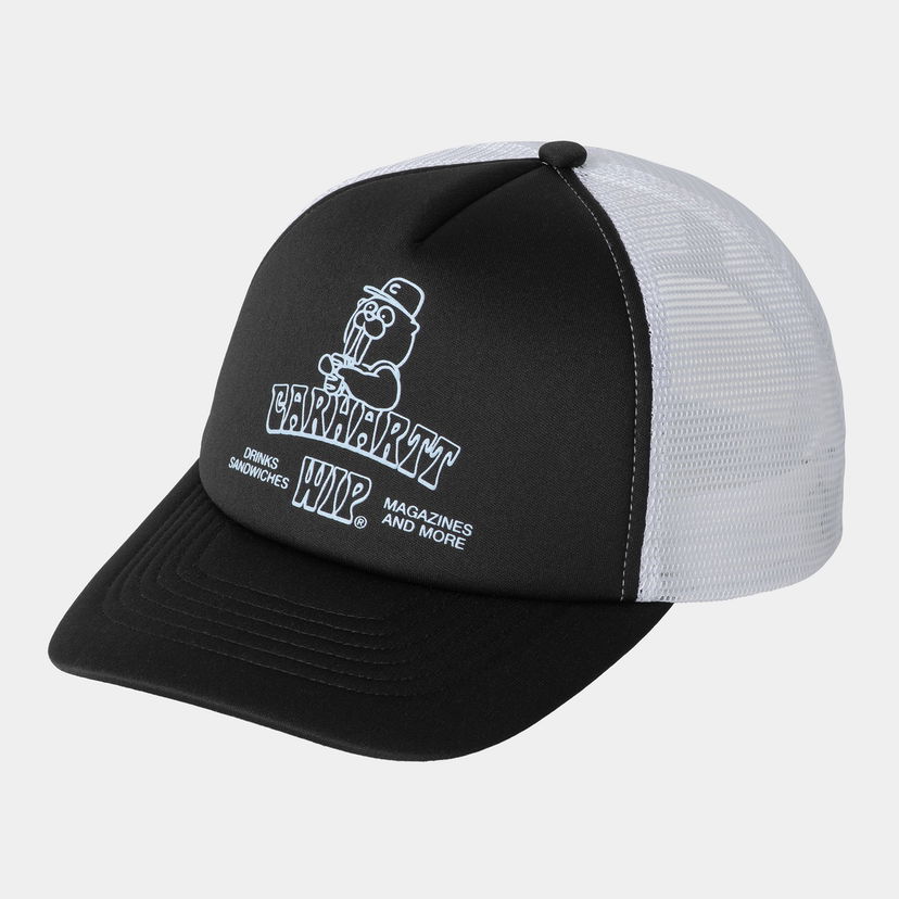 Keps Carhartt WIP Sandwich Trucker Cap Svart | I035278_4