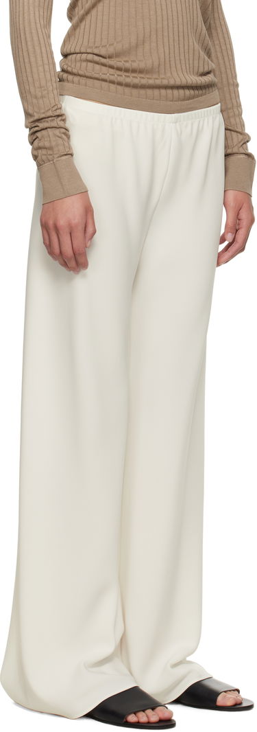 Byxor The Row Gala Wide Leg Trousers Vit | 1766-W1968, 4