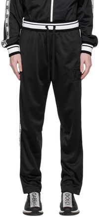 Black Embossed Lounge Pants