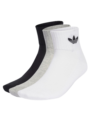 Strumpor adidas Originals Mid-Cut Crew Socks – 3 pack Flerfärgad | IJ5612