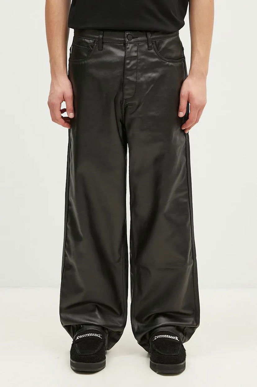Byxor Pleasures Latex Formula Trousers Svart | P24F039