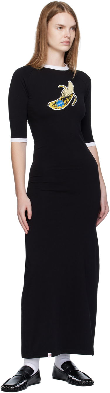 Klä Charles Jeffrey Loverboy Charles Jeffrey LOVERBOY Raglan Baby Tee Midi Dress Svart | 52060401, 3