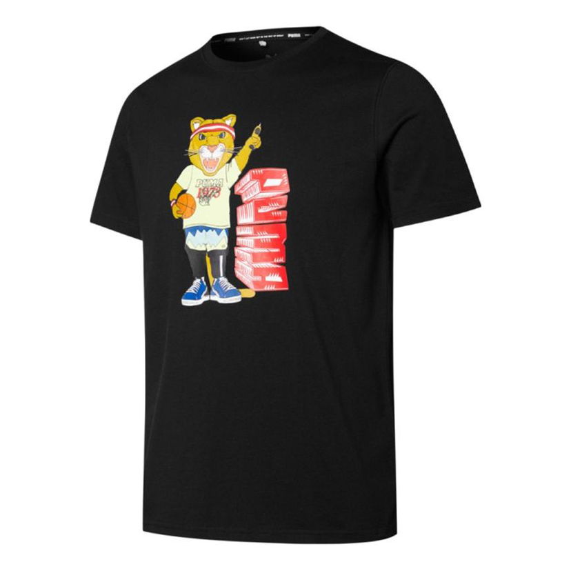 T-shirt Puma Dylan Graphic Short Sleeve T-Shirt Svart | 532730-06