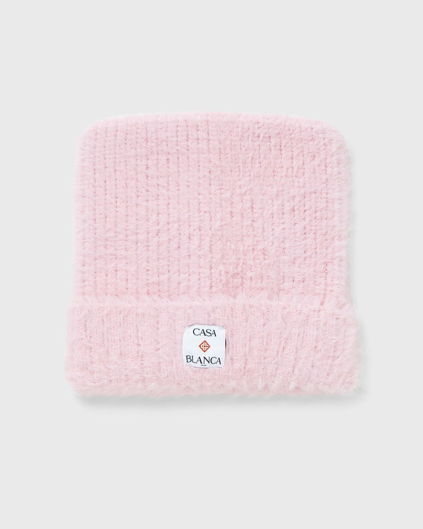 Mössa Casablanca Fluffy Nylon Square Hat Rosa | A-AW25-HAT-101-01