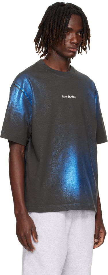 T-shirt Acne Studios Acne Studios Logo T-Shirt Svart | CL0348-, 1