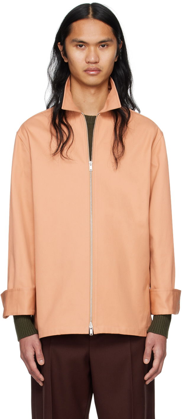 Skjorta Jil Sander Zip Shirt Rosa | J22DL0178_J45217