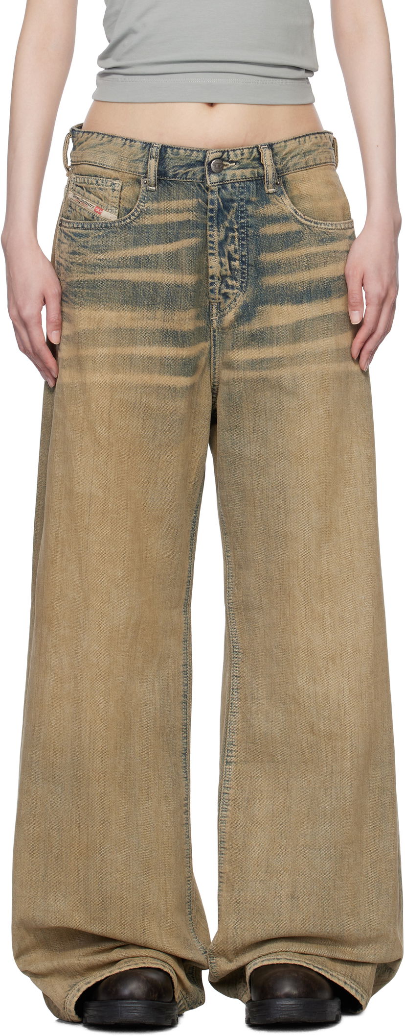 Jeans Diesel Diesel 1996 D-Sire Relaxed Jeans Brun | A06925 09L49