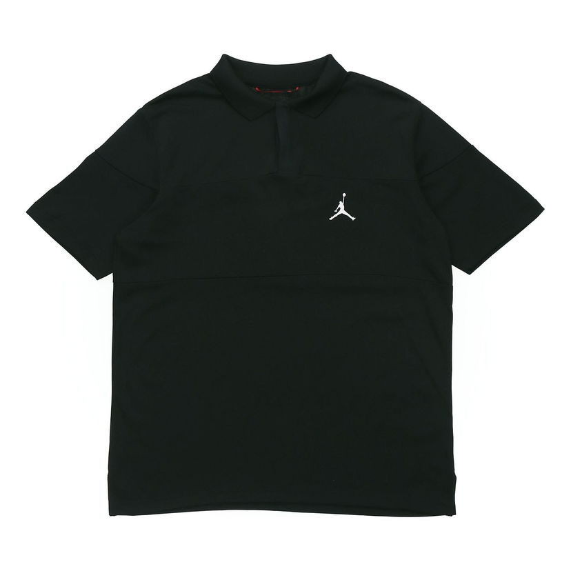 Polotröja Jordan Jordan Jumpman Short Sleeve Polo Shirt Svart | CJ4705-010