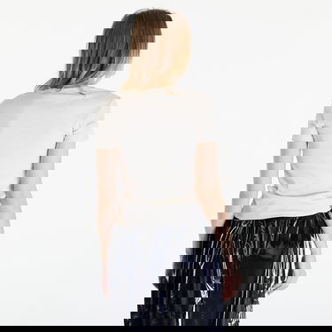 T-shirt Tommy Hilfiger Slim Essential Ribbed Tee Newsprint Vit | DW0DW17383 ACG, 4