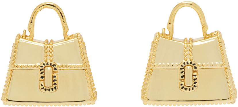 Örhängen Marc Jacobs Marc Jacobs 'The St. Marc' Handbag Earrings Metallisk | 2R3JER001J84