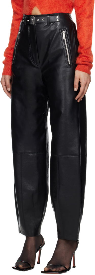 Byxor Nanushka Nanushka Jozefa Regenerated Leather Balloon Trousers Svart | NW25RSPA13699, 3