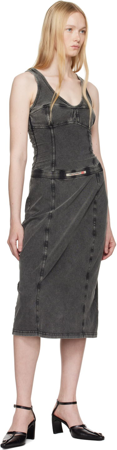 Klä Diesel Diesel D-Inny Midi Dress Grå | A16591 0NJBJ, 3