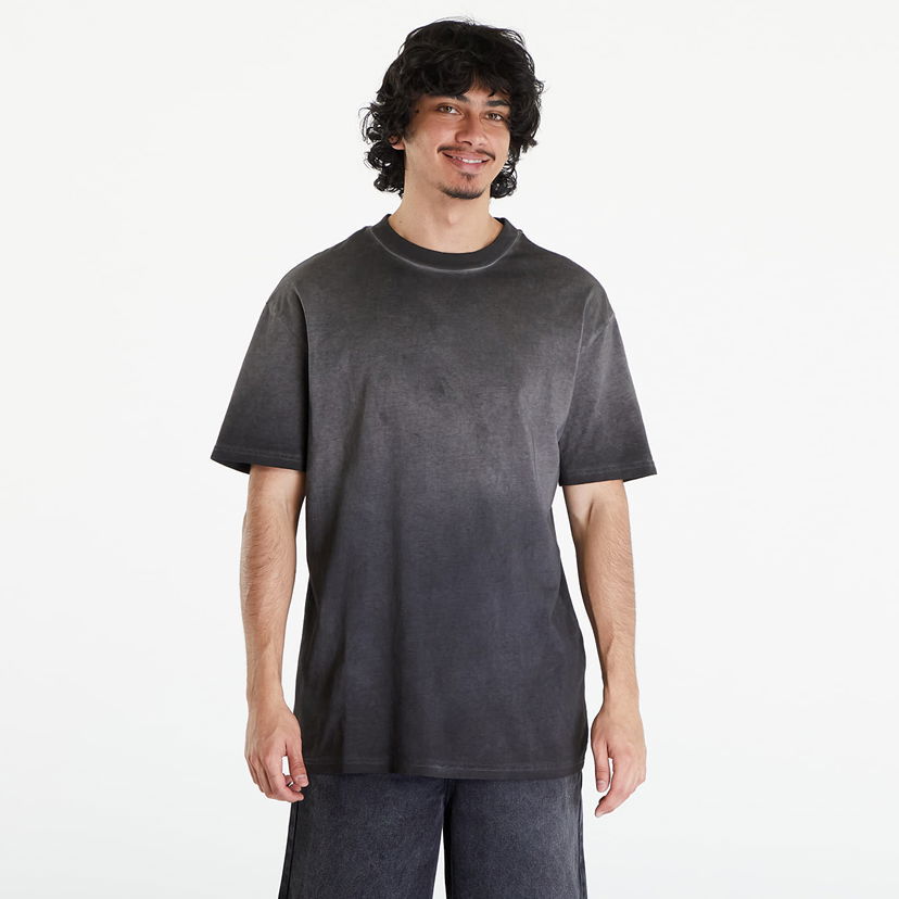T-shirt Urban Classics Oversized Sun Bleached Tee Black Svart | TB6415-00007