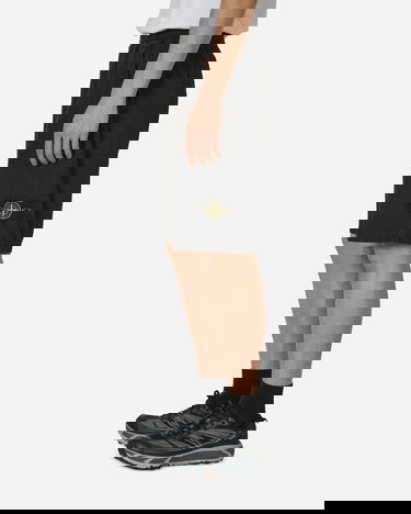 Shorts Stone Island Lino Nylon Tela-TC Shorts Svart | 8015L0530 V0029, 2