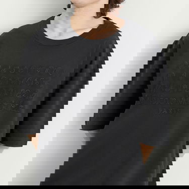 T-shirt Maison Margiela Maison Margiela Oversized T-Shirt with Numbers Logo and Paris Embroidery Svart | S50GC0705-S24567-855, 5