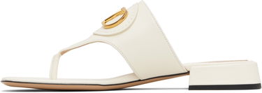 Tillbehör Valentino Valentino Garavani VLogo Signature Thong Sandals Vit | 6W0S0LA9DSH, 2