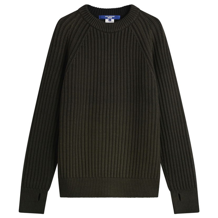 Sweater Junya Watanabe Junya Watanabe MAN Double Sided Ribbed Knit Large Grön | WP-N002-051-1