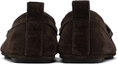 Sneakers och skor Versace Suede Driver Loafers Brun | 1017072_1A09892, 1