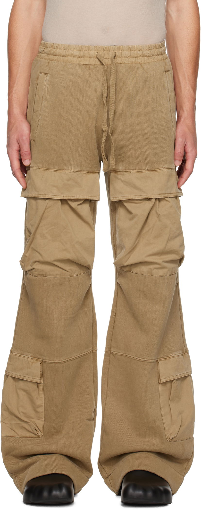 Cargo byxor Entire Studios Utility Cargo Pants Beige | ES2341CO