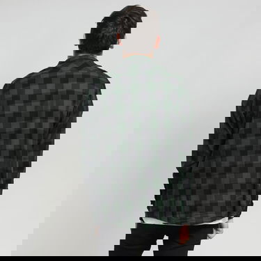 Skjorta Urban Classics Checked Flanell Shirt Grön | tb297 blckgrn, 1